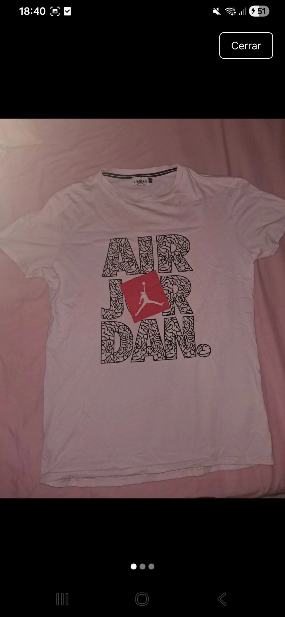 Camiseta jordan